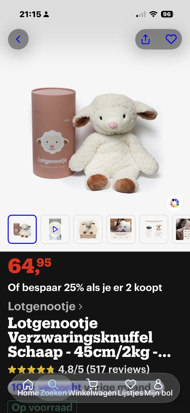 Customer photo review of Lotgenootje Schaap 2kg